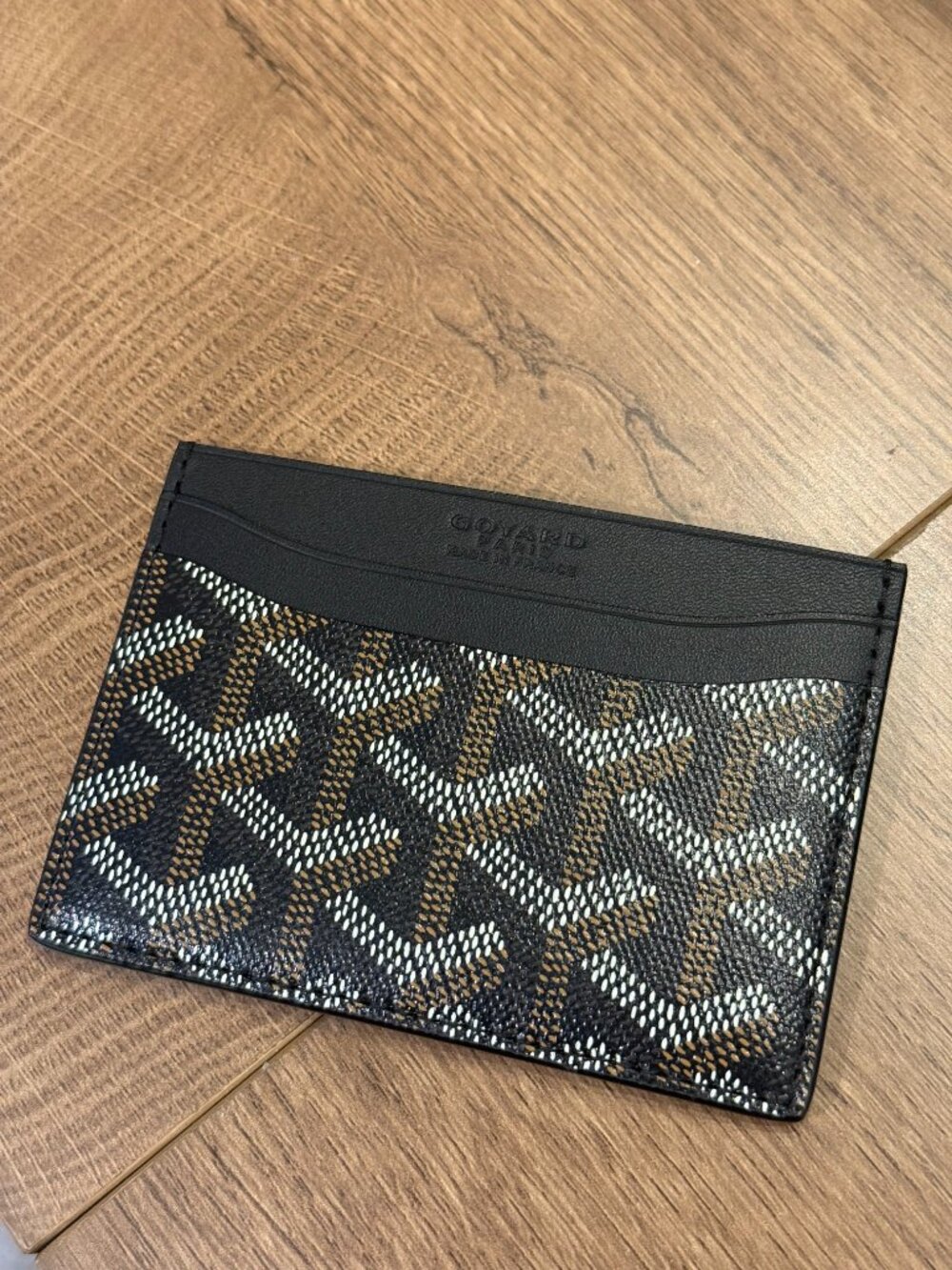 Goyard Saint Sulpice Card Holder Black Goyardine canvas with leather accents - Picture 6 of 7